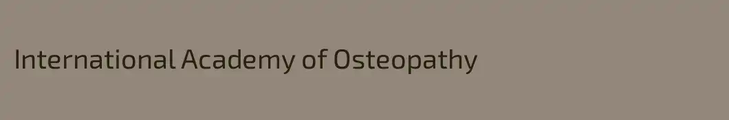International Academy of Osteopathy